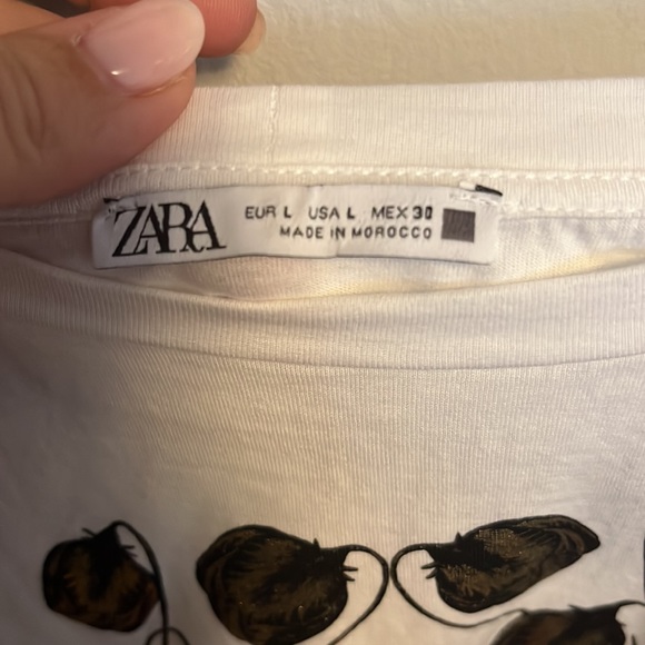NWOT Zara floral top - Picture 6 of 6